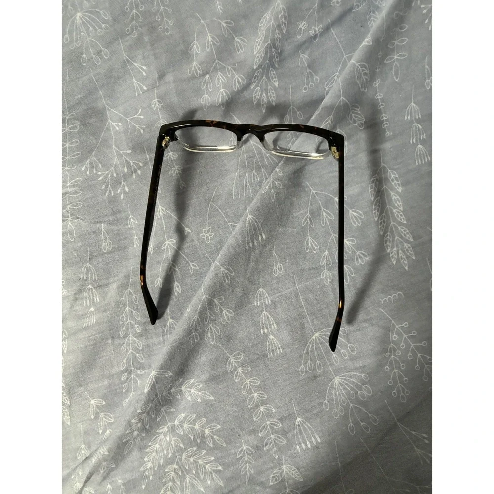 Warby Parker Zagg 203 Tortoise Crystal Eyeglasses Frames 49-19-140 Rectangular